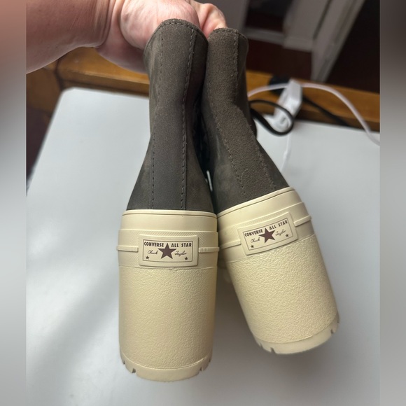 Chuck 70 De Luxe Chunky Heel Platform High Top Sneakers In Coffee Break NWOT 9.5 - Picture 11 of 16